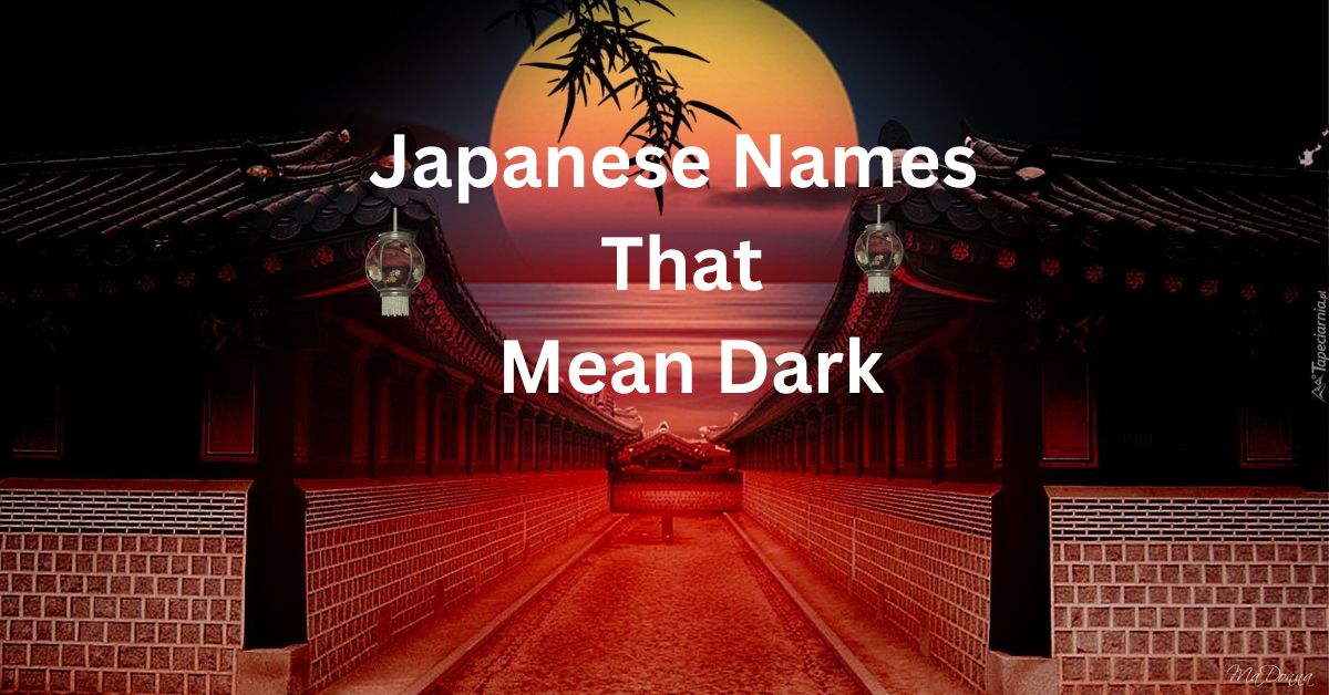 Best Japanese Names That Mean Dark