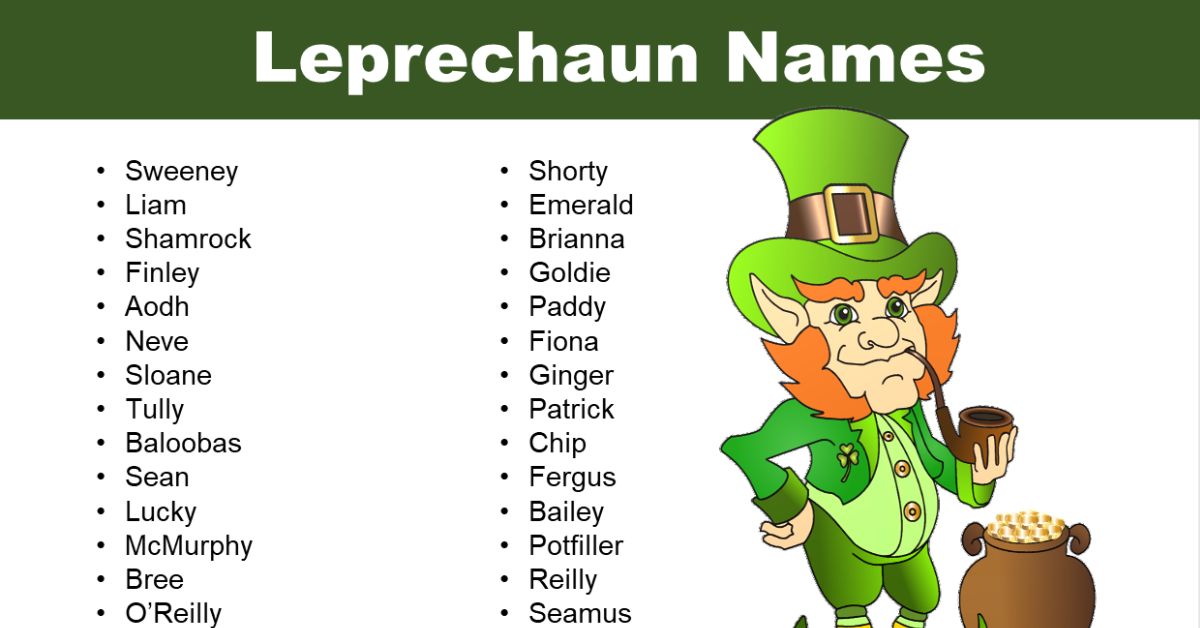 Leprechaun Names